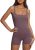 AUTOMET Womens Jumpsuits Shorts Rompers One Piece Bodysuits Yoga Sleeveless Backless Seamless Bodycon Outfits Clothes 2024