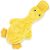 Best Pet Supplies Crinkle Dog Toy for Small, Medium, and Large Breeds, Cute No Stuffing Duck with Soft Squeaker, Fun for Indoor Puppies and Senior Pups, Plush No Mess Chew and Play, Large, Yellow