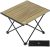 iClimb Ultralight Compact Camping Folding Table with Carry Bag (Nature- S)