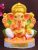 Satvik 7 Inch Clay Eco Friendly Lord Ganesha Idol for Visarjan, Water Soluble Ganpati Statue, Terracotta Ganesh Chaturthi Idol, Ridhi Sidhi Idol, Ganesh Statue for Home Decor, Pooja
