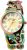 Betsey Johnson Women’s Watch – Curb Chain Bracelet Wristwatch, 3 Hand Quartz Movement, Easy Read Dial