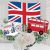 Big Dot of Happiness Cheerio, London – British UK Party Centerpiece Sticks – Table Toppers – Set of 15