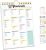 Fridge Grocery List Magnet Pad – 6x9in Spring-Bound Groceries List Planner, 52 Easy Tear-Off Sheets Magnet Grocery List Magnet Pad, Grocery List Pads with Magnet, Magnetic Grocery List Pad That Hangs