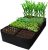 CJGQ Fabric Raised Garden Bed 6x3x1ft Garden Grow Bed Bags for Growing Herbs, Flowers and Vegetables 128 Gallon