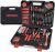 GoYwato Home Tool Kit 214PCs – Complete Repair Basic Hand Tool Set for Men Women – Household Tool Kit for Home Improvement with Hammer & Pliers Set & Ratchet Screwdriver & Protable Tool Box Case