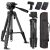 Tripod, Lusweimi 74-Inch Camera Tripod Stand with Travel Bag for Photography/Video Recording, Professional Heavy Duty Tripod with Wireless Remote & Phone Holder for DSLR/SLR/DV/Projector/Phone