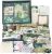 Draupnir Scrapbooking Supplies Kit,Vintage Botanical Aesthetic Scrapbook Kit for Junk Journal, Stationery,Bullet A6 Grid Notebook DIY Scrapbook Birthday Craft Gift for Teen Girl Kid Women