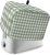 Sage Green Buffalo Plaid Toaster Cover 2 Slice, Small Kitchen Appliance Covers, Farmhouse Green White Checkered Toaster Oven Cover with Loop, Bread Machine Cover Polyester Dust Cover Protection