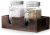 Aieve Mason Jar Salt and Pepper Shakers, Glass Salt Pepper Shaker Set with Wooden Holder Caddy, Vantage Farmhouse Kitchen Décor, 5 Ounce Capacity