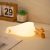 Cute Duck Lamp,Fun Lying Flat Duck Night Light,LED Squishy Animal Novelty Lamp,Toddler Baby Night Light for Kids Birthday Fun Gift,Nursery Nightlight Rechargeable Touch Kawaii Lamp Room/House Decor