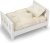 Vercraft Newborn Photography Props 16.5 x 11.2 x 8.5 Inch Photoshoot Props White Wood Mini Bed Doll Bed Mattress Pillow Infant Mattress Posing Pillow Photo Studio Props for Baby Boy Girl Photography