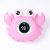 Baby Bath Thermometer,Newborn Swimming Safety Toy Thermometer,Bathtub Water Thermometer,Large Eyed Crab Toy Floating Water Temperature Gauge Baby Temperature Warning,Girl Baby Thermometer Pink