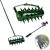 Lawn Aerator Tool, Rolling Lawn Aerator with 49 Inches Handle, Upgraded Heavy Duty Aerator Lawn Soil Penetrator Spikes, for Garden Grass Patio Yard