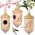 Hummingbird House,Wooden Hummingbird Houses for Outside for Nesting, Gardening Gifts Home Decoration,3 Pack
