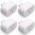 Smart Plug Nooie,WiFi Smart Plug That Work with Alexa,Smart Plug for Smart Home,WiFi Outlet for Google Home, Voice Control,Smart Outlet with Remote Control,Timer Function, ONLY 2.4G (4 Packs),10Amp