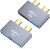 AreMe USB C Adapter for MacBook (2 Pack), Thunderbolt 3 to Dual USB 3.1 Hub, Type C to USB C and USB A Extender Support PD 100W 10Gbps Compatible with MacBook Pro/Air