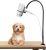 Dreyoo Pet Grooming Table Hair Dryer Stand Hose Tube Holder Hands Free, 360 Degrees Rotation Professional Hair Dryer Holder with Rubber Belt, Adjustable Third Arm with Clamp for Support Hair Dryer