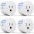 YNF Smart Plug, Works with Alexa, Simple to Set Up with One Voice Command, Voice Control, Remote Control, Timer & Schedule & Group Controller, Stable Connection, Alexa Echo Required （4 Pack）