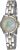 Disney Women’s TK2020 Tinkerbell Silver Sunray Dial Two-Tone Bracelet Watch