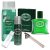 Refillable Gel and aftershave Travel Bottle Bundled with Brut Original Shower Gel for Men Boxed 17floz (500ml), After Shave for Men Boxed 3.4floz (100ml), Brut Deo Spray Original 6.8floz (200ml)