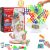 LMTNNB 64Pcs Tetra Tower Game, Balance Stacking Blocks Board Games, Stack Attack Building Blocks Puzzle Toy for Kids ＆ Adults, for 2 Players+ Family Games,and Parties