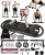 HOTWAVE Portable Exercise Equipment with 16 Gym Accessories.20 in 1 Push Up Board Fitness,Resistance Bands with Ab Roller Wheel,Home Workout for Men