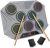 ROCKSOCKI Electronic Tabletop Drum Set, Portable Digital Drum Kit 7 Velocity Sensitivity Drum Pads, LED Music Level Light, USB-MIDI Mac & PC Support, Ideal Gift for Adult and Beginners