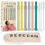 BEBECAN Teething Sticks for Babies 0-36 Months – Super Soft Silicone Teethers in 6 Vibrant Colors, Infant Teething Relief, Multicolored Teething Tubes Baby Gift Teethers