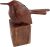 De Kulture Metal Decorative Small Cute Rustic Bird On Stand Statue Antique Decorative Collectible Desktop Ornaments Figurines Holiday Décor, 5X2X5 (LWH) Inches