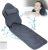 Poemland Luxury Thick Full Body Bath Pillows Mat & Cushion for Bathtub Headrest Neck Shoulder Support Comfort Relaxation Spa Accessories Perfect for a Spa Soak in Bathtub (Gray)
