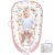 URMYWO Baby Lounger – Baby Lounger for Newborn, Breathable & Soft Baby Nest Cover Co Sleeper for Baby 0-24 Months, Babies Essentials Gifts, Portable Infant Lounger Baby Floor Seat for Home and Travel