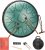 BURNING&LIN Steel Tongue Drum Tongue Drum 15 Notes 14 Inches Handpan Drum Percussion for Meditation Yoga Musical Education for Adult& Kids(Lotus Green)