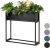 Cocoyard Elevated Outdoor Planter Box – 28 Inch Durable Raised Garden Bed for Herbs, Flowers & Vegetables – Stylish Planter Boxes for Patio Decor & Backyard Gardening – Narrow Plant Stand