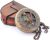 NEOVIVID Brass Sundial – Push Open Compass – Steampunk Accessory – Unique Gift for Men – Beautiful Handmade – Sundial Clock – Sun Clock – Steampunk Clock for Him – Antique Decor