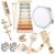 Toddler Musical Instruments, Joyreal Montessori Wooden Toys for Toddlers 1-3, Neutral Colors Percussion Instruments Set, Aesthetic Baby Musical Toys, Modern Boho Xylophone for Kids Playroom Gifts