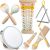 Musical Instruments – Neutral Color Musical Toys for Toddlers 1-3, Wooden Percussion Instruments for Kids, Modern Boho Xylophone Music Toys, Montessori Educational Baby Toys, Gender Neutral Baby Gifts