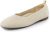 DREAM PAIRS Women’s Ballet Flats with Arch Support, Square Toe Knit Flat Shoes for Women Dressy Casual Work, Comfortable Slip-on Washable Walking Shoes with Flexible Outsole