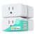 VOCOlinc Homekit Smart Plug Works with Alexa, Apple Home, Google Assistant, WiFi Smart Plug That Work with Alexa, Electrical Timer Outlet Support Siri, No Hub Required, 15A, 2.4GHz, 110～120V 4 Pack