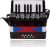 Accordion,17 Keys 8 Bass Accordion Instrument For Music Lover Accordian Mini Accordion With Adjustable Straps And Softer Sound Portable Musical Instrument For Music Beginner,Black
