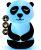 Calm Collective Peaceful Panda Breathing Trainer Light for Calming Stress, Anxiety Relief Items Toys for ADHD, Mindfulness Meditation Tools for Adult or Kid Depression, Great Self Care Gifts