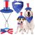 Saintrygo 4 Pcs Pet Dog Independence Day Costume – Dog Top Hat, Pet Scarfs and Cute Dog Bow Tie for Small Medium Dogs Pets 4th July Pet Hat and Collar Costume Supplies for Dogs Cats Puppy Kitten