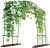 UrGROWA Extra Tall Garden Arch Trellis for Climbing Plants Outdoor, 87″ H Metal Arbor Plant Support Trellis Archway for Climbing Vine Vegetable/Fruit/Flower Yard Lawn Garden