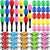 60 Pcs Shaker Musical Instruments Kids Music Party Favor Baby Learning Percussion Toy, Including 20 Pcs Wrist Hand Band Jingle Bells, 20 Pcs Egg Shakers and 20 Pcs Maracas Rattle Shaker Sand Hammers