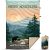 AZITREK Puffy Sherpa Outdoor Camping Blanket for Traveling, Picnics, Beach, Concert, Car,Stadium, Sporting Events – Wearable Warm Waterproof – 55 X 78 (Great Smoky Mountains NP)
