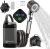 Brarvagur Upgrade Portable Camping Shower, Rechargeable Electric Shower Pump with Intelligent Digital Display Multiple Spray Modes Filtered Shower Head with Handheld for Outdoor Hiking, RV Travel