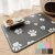 JUCFHY Pet Feeding Mat Absorbent Dog Food Mat No Stains Waterproof Dog Mat for Food and Water, Easy Clean Dog Bowl Mat Puppy Supplies Dog Accessories & Products, Dark Grey, 19”×12”