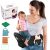 Baby Hip Carrier Baby Sling with Adjustable Waistband & Breathable Mesh, Ergonomic Front Carrier with Non-Slip Hip Seat Surface for Newborns & Toddlers