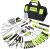 FASTPRO 236-Piece Home Repairing Tool Set, Mechanics Hand Tool Kit with 12-Inch Wide Mouth Open Storage Bag, Household Tool Set for DIY, Home Maintenance, Green