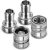 ESSENTIAL WASHER 3/4 Stainless Steel Garden Hose Check Valve | 2 Pack With 2 Quick Connect Plug Set