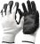 Jumuk Supplies String Knit Black Latex Dipped Palm Coated Work Gloves For General Purpose, Industrial Warehouse, Gardening